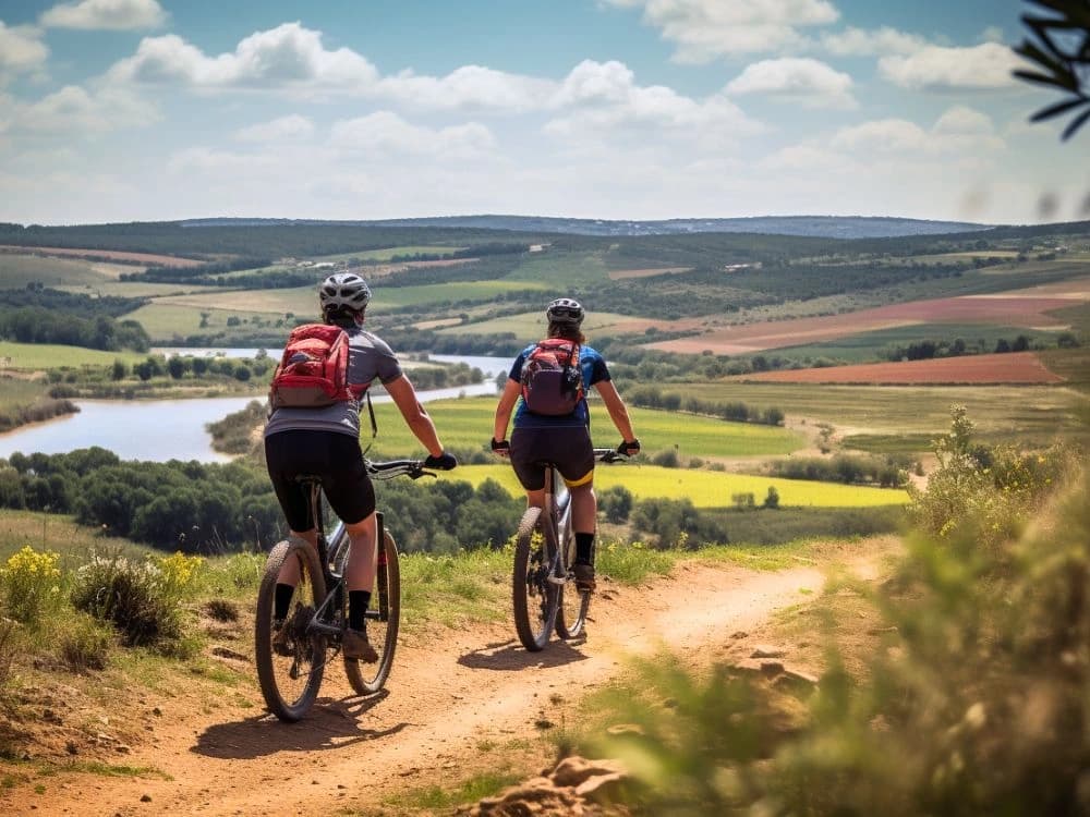 Alentejo and the Vicentina Coast Mountain Bike Tour Illustrative image, AI-generated or AI-modified: Alentejo and the Vicentina Coast Mountain Bike Tour