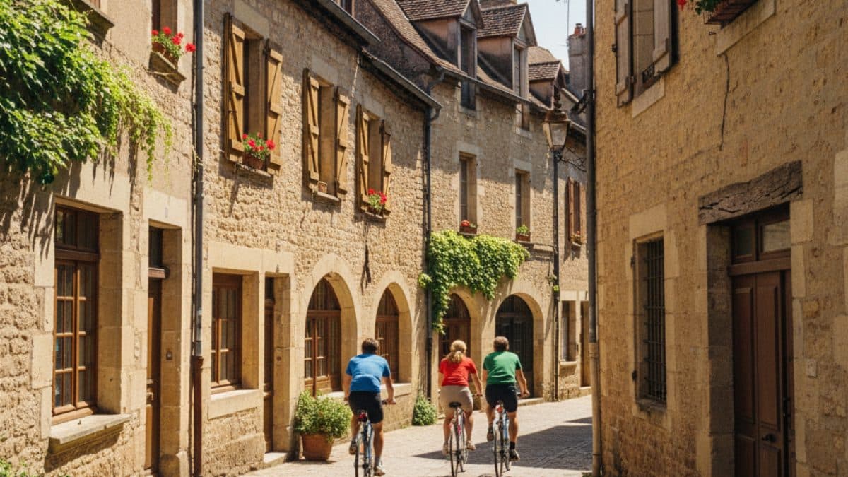 Bordeaux to Sarlat Cycling Tour Illustrative image, AI-generated or AI-modified: Bordeaux to Sarlat Cycling Tour
