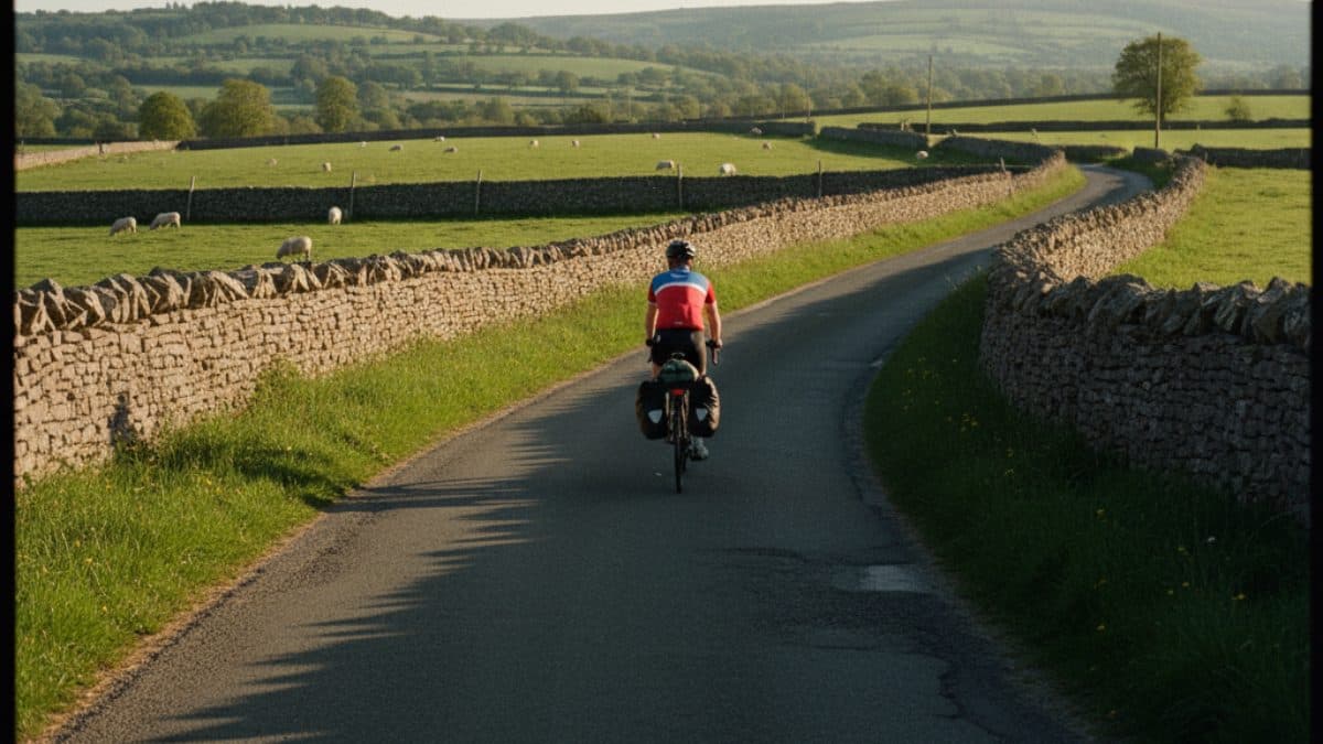 Cotswold Classic Cycling Illustrative image, AI-generated or AI-modified: Cotswold Classic Cycling