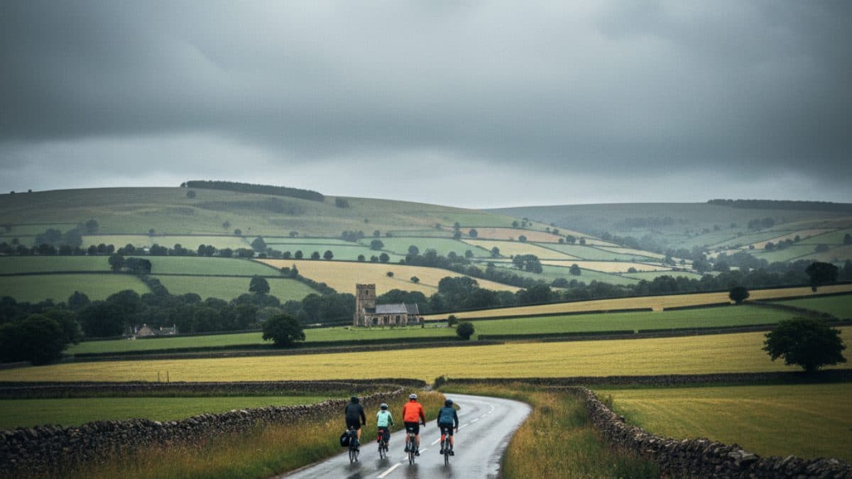 Cotswold Classic Cycling Illustrative image, AI-generated or AI-modified: Cotswold Classic Cycling