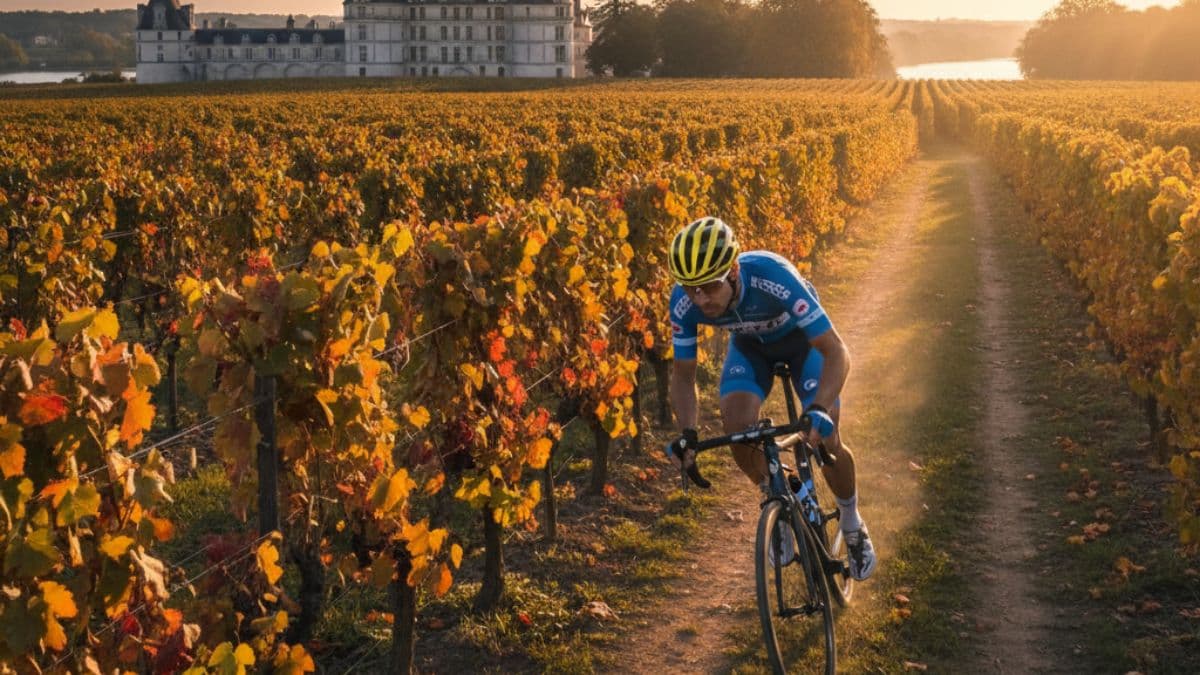 Deluxe Cycling Getaway in France's Château Country Illustrative image, AI-generated or AI-modified: Deluxe Cycling Getaway in France's Château Country