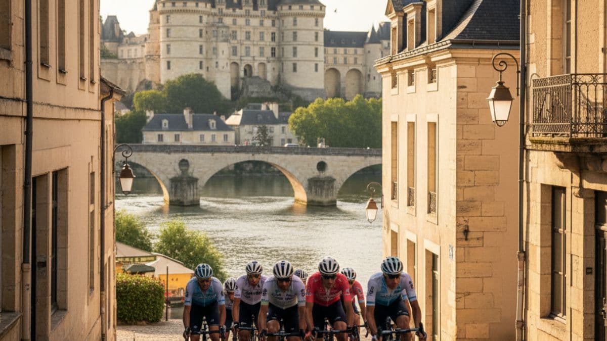 Deluxe Cycling Getaway in France's Château Country Illustrative image, AI-generated or AI-modified: Deluxe Cycling Getaway in France's Château Country