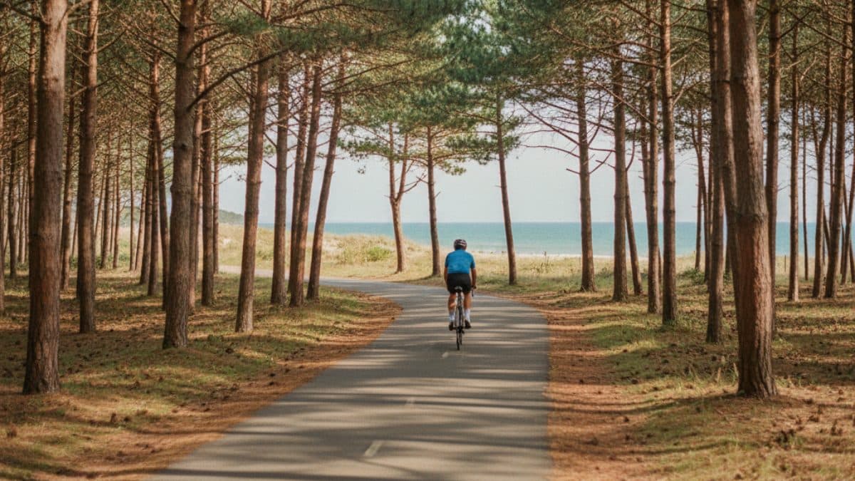 From Bordeaux Vineyards to Arcachon and Cap Ferret by Bike Illustrative image, AI-generated or AI-modified: From Bordeaux Vineyards to Arcachon and Cap Ferret by Bike