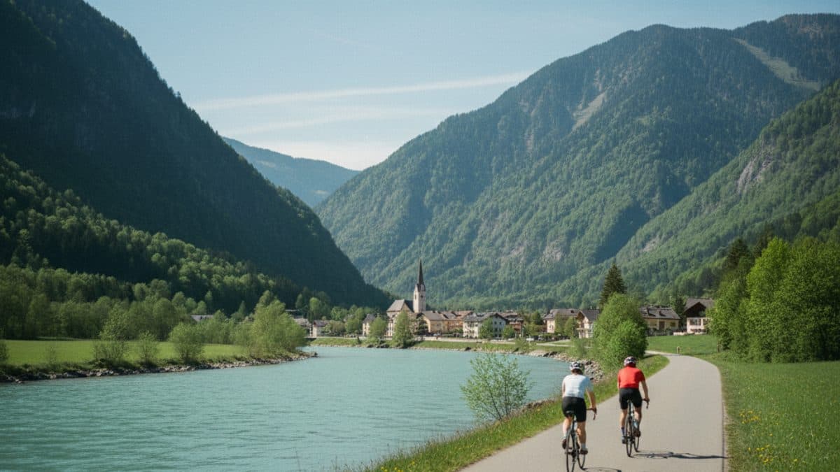 Dolomites to Trieste Road Bike Tour Illustrative image, AI-generated or AI-modified: Dolomites to Trieste Road Bike Tour