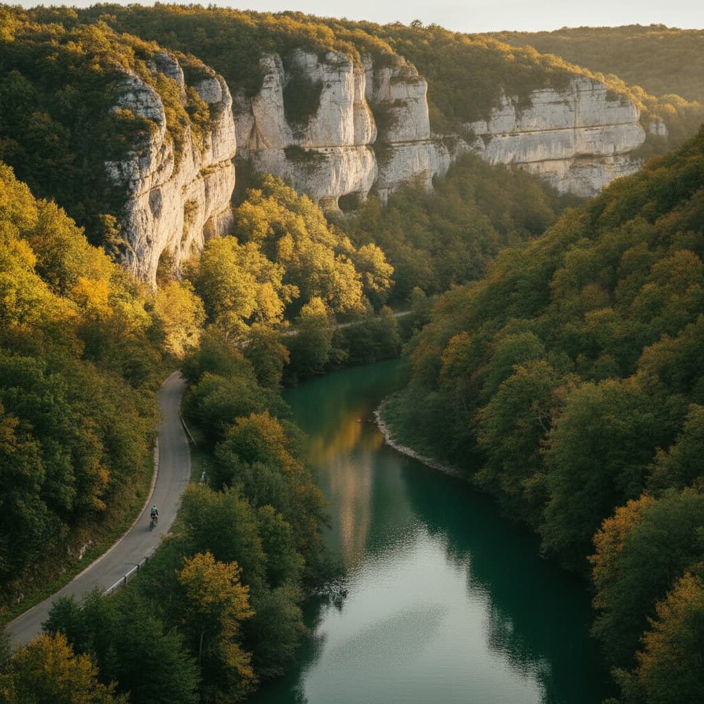 From Bordeaux to Cahors: Cycling the Garonne Canal and Lot Valley Illustrative image, AI-generated or AI-modified: From Bordeaux to Cahors: Cycling the Garonne Canal and Lot Valley