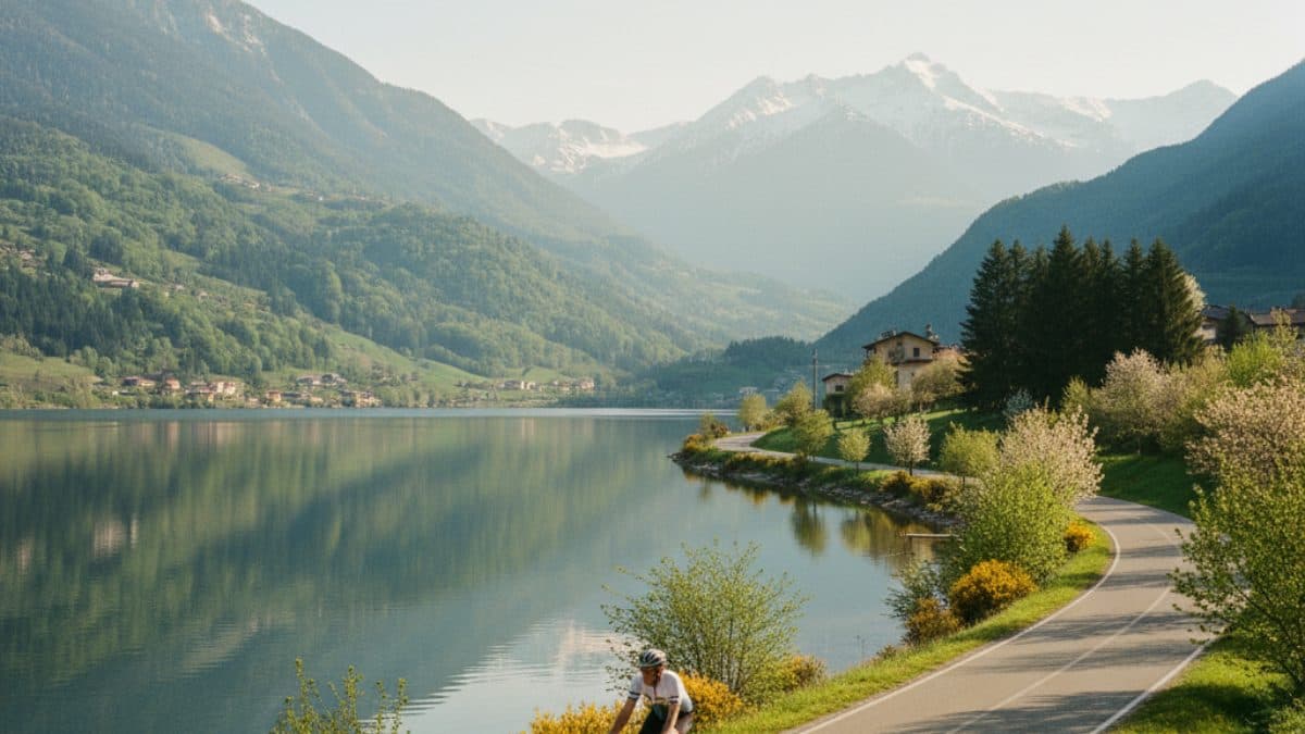 Grand Tour of the Dolomites: Cycling for Sportive Riders and E-Bikers Illustrative image, AI-generated or AI-modified: Grand Tour of the Dolomites: Cycling for Sportive Riders and E-Bikers