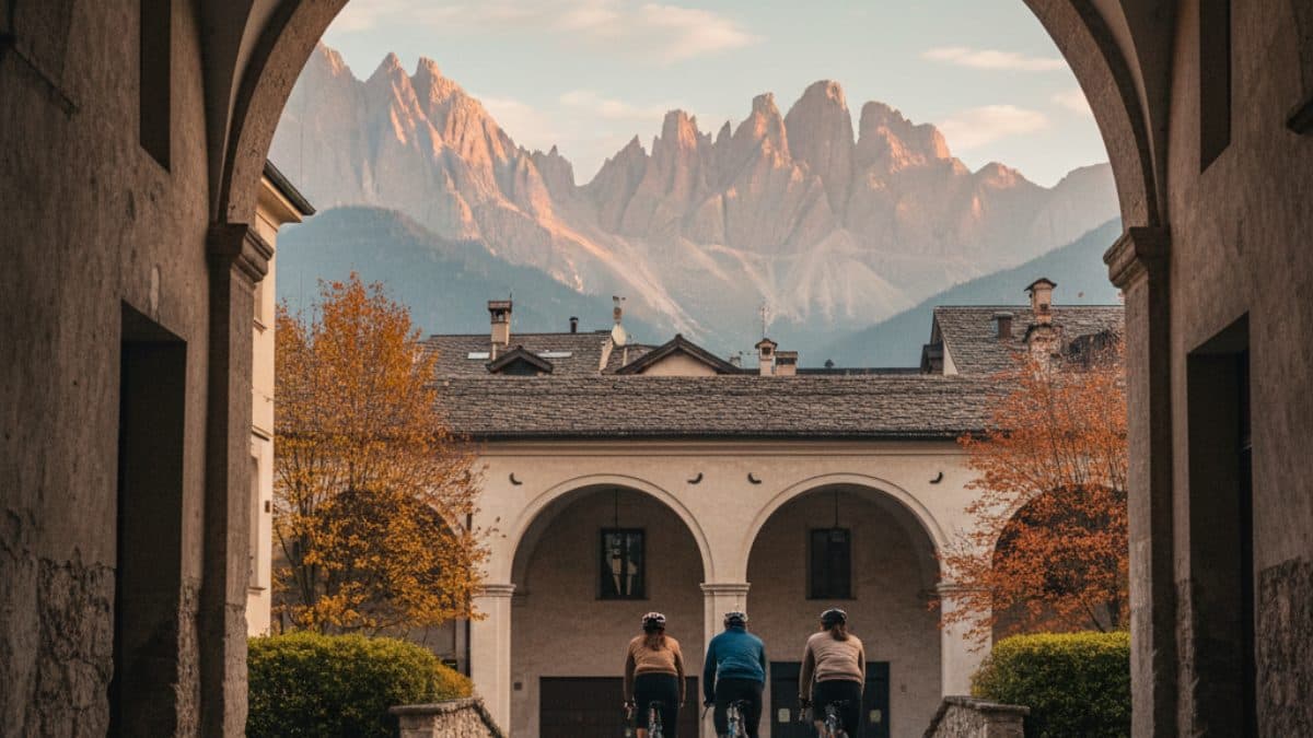 Grand Tour of the Dolomites: Cycling for Sportive Riders and E-Bikers Illustrative image, AI-generated or AI-modified: Grand Tour of the Dolomites: Cycling for Sportive Riders and E-Bikers
