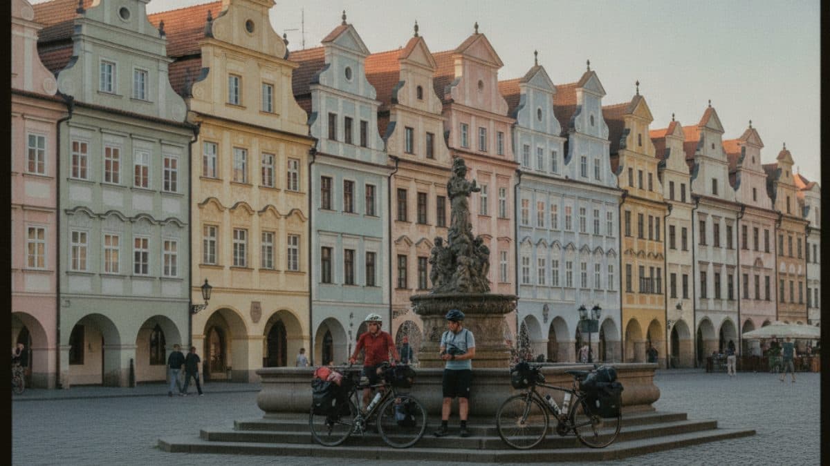Prague to Vienna: Cycling the Greenway Illustrative image, AI-generated or AI-modified: Prague to Vienna: Cycling the Greenway