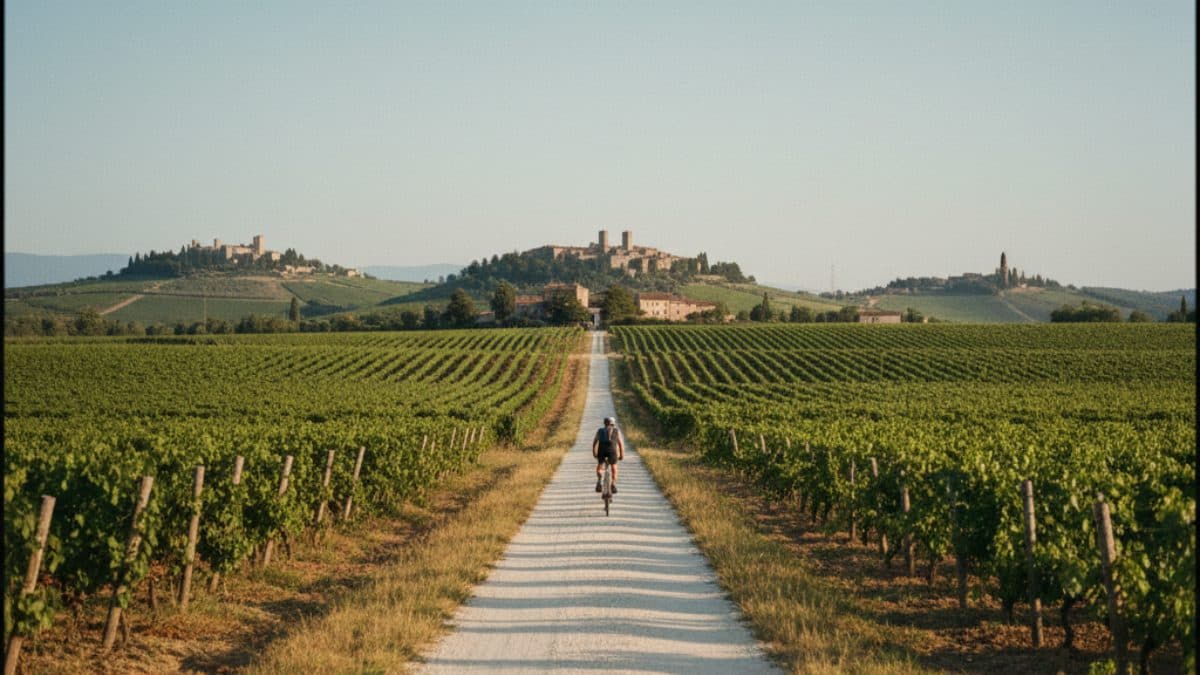 Short Break in the Umbrian Valley: 4-Day Cycling Tour Illustrative image, AI-generated or AI-modified: Short Break in the Umbrian Valley: 4-Day Cycling Tour