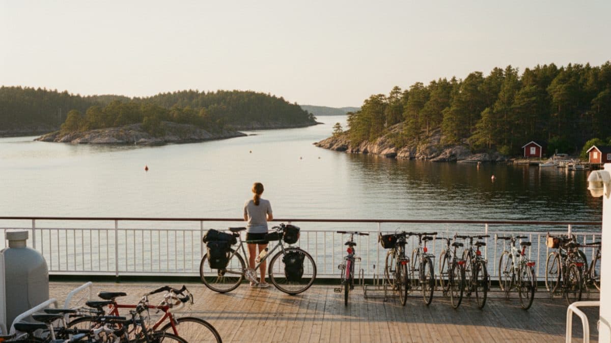 Stockholm Island Hopping Cycling Tour Illustrative image, AI-generated or AI-modified: Stockholm Island Hopping Cycling Tour