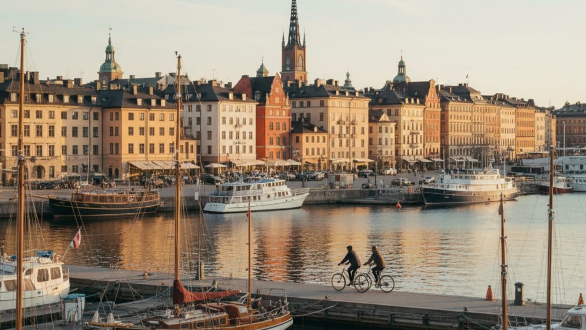 Stockholm Island Hopping Cycling Tour Illustrative image, AI-generated or AI-modified: Stockholm Island Hopping Cycling Tour