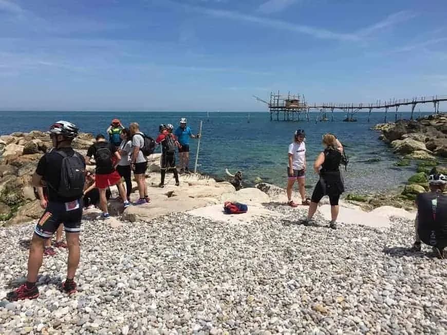Bike to Coast and the Via Verde of the Trabocchi Coast Illustrative image, AI-generated or AI-modified: Bike to Coast and the Via Verde of the Trabocchi Coast