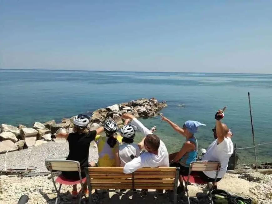 Bike to Coast and the Via Verde of the Trabocchi Coast Illustrative image, AI-generated or AI-modified: Bike to Coast and the Via Verde of the Trabocchi Coast