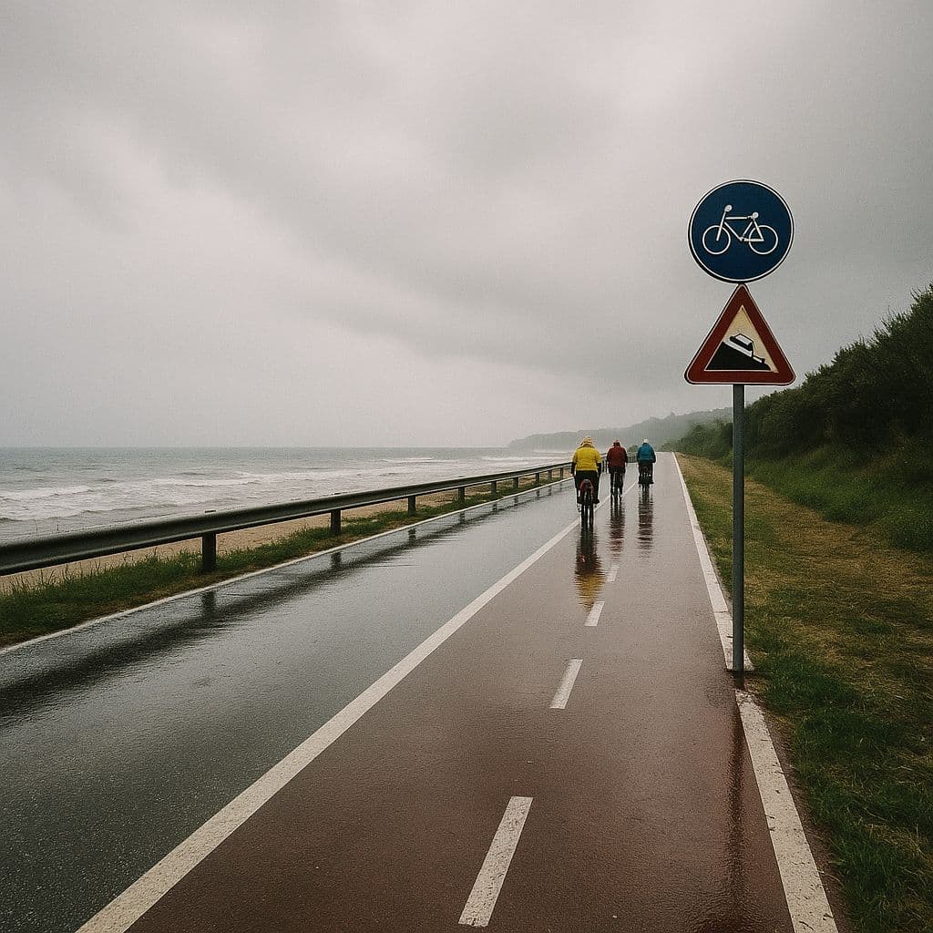 Bike to Coast and the Via Verde of the Trabocchi Coast Illustrative image, AI-generated or AI-modified: Bike to Coast and the Via Verde of the Trabocchi Coast
