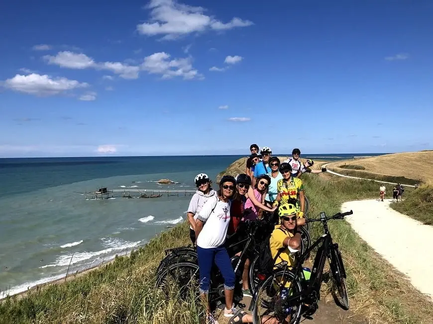 Bike to Coast and the Via Verde of the Trabocchi Coast Illustrative image, AI-generated or AI-modified: Bike to Coast and the Via Verde of the Trabocchi Coast