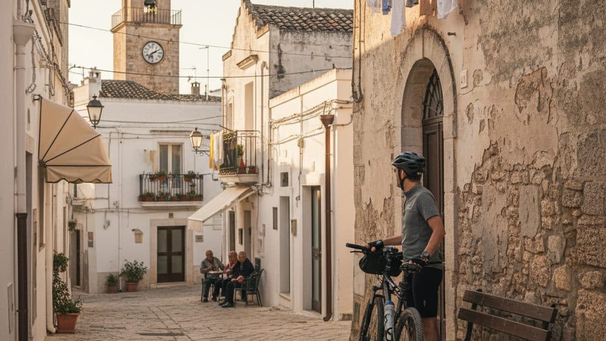 Puglia by Bike: Into the Heart of the Mediterranean Illustrative image, AI-generated or AI-modified: Puglia by Bike: Into the Heart of the Mediterranean