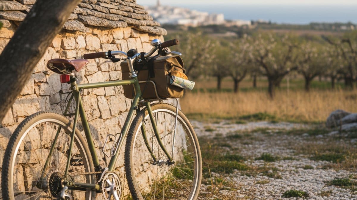 Puglia by Bike: Into the Heart of the Mediterranean Illustrative image, AI-generated or AI-modified: Puglia by Bike: Into the Heart of the Mediterranean