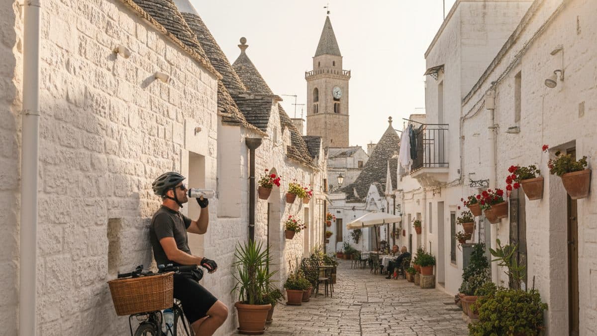 Puglia by Bike: Hotel-Based Tour from Alberobello Illustrative image, AI-generated or AI-modified: Puglia by Bike: Hotel-Based Tour from Alberobello