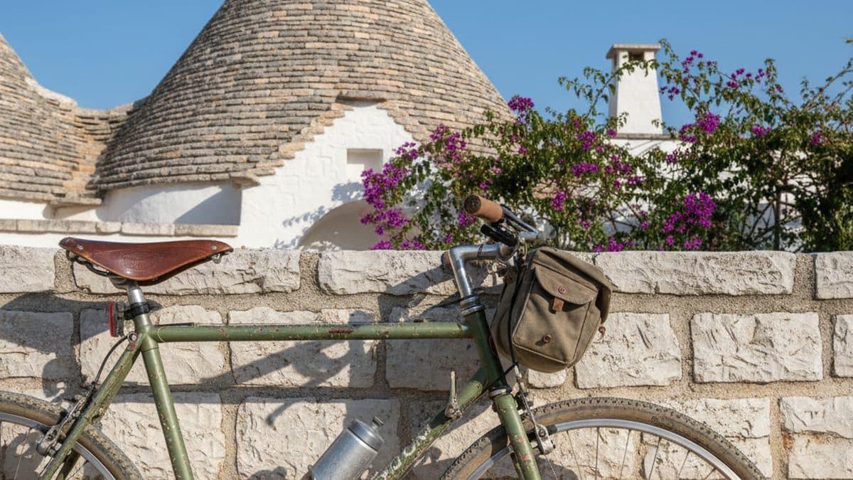 Puglia by Bike: Hotel-Based Tour from Alberobello Illustrative image, AI-generated or AI-modified: Puglia by Bike: Hotel-Based Tour from Alberobello