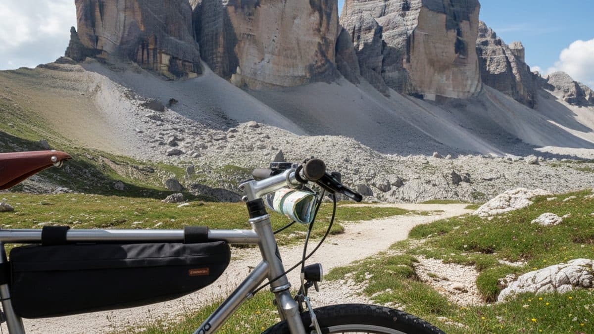Hotel-Based Cycling Tour at the Foot of the Dolomites Illustrative image, AI-generated or AI-modified: Hotel-Based Cycling Tour at the Foot of the Dolomites
