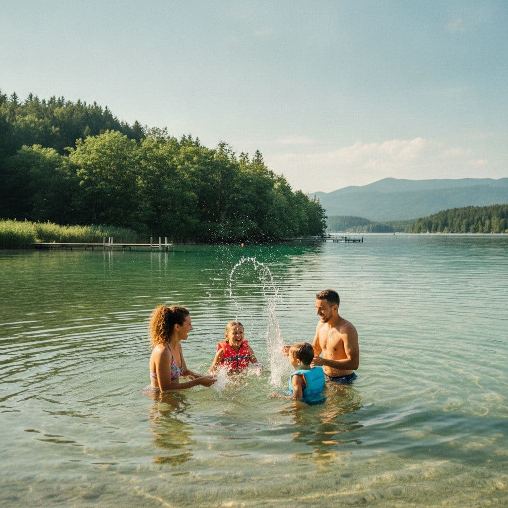 Drava Cycle Path Classic: Lienz to Lake Klopein Illustrative image, AI-generated or AI-modified: Drava Cycle Path Classic: Lienz to Lake Klopein