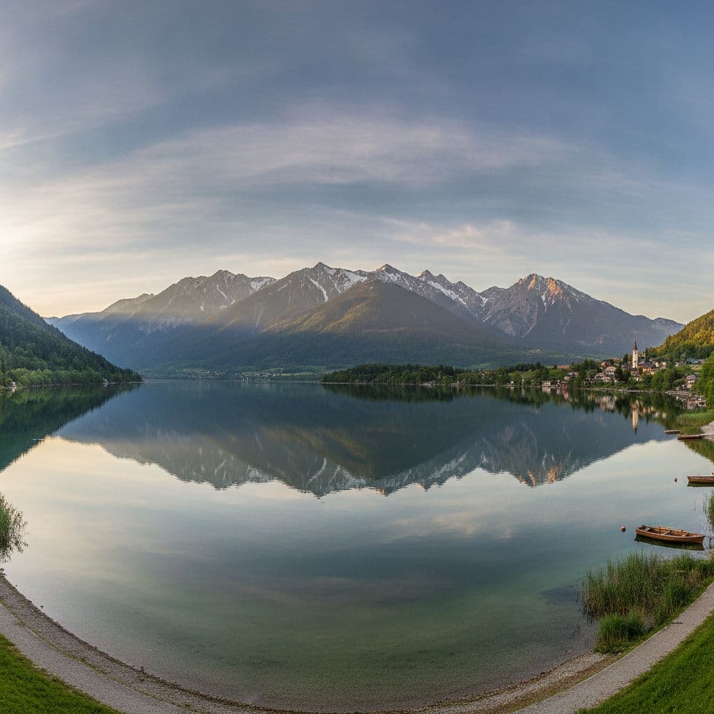 Drava Cycle Path Classic: Lienz to Lake Klopein Illustrative image, AI-generated or AI-modified: Drava Cycle Path Classic: Lienz to Lake Klopein