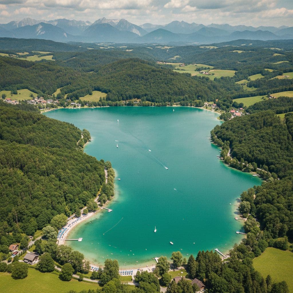 Drava Cycle Path Classic: Sillian to Lake Klopein Illustrative image, AI-generated or AI-modified: Drava Cycle Path Classic: Sillian to Lake Klopein