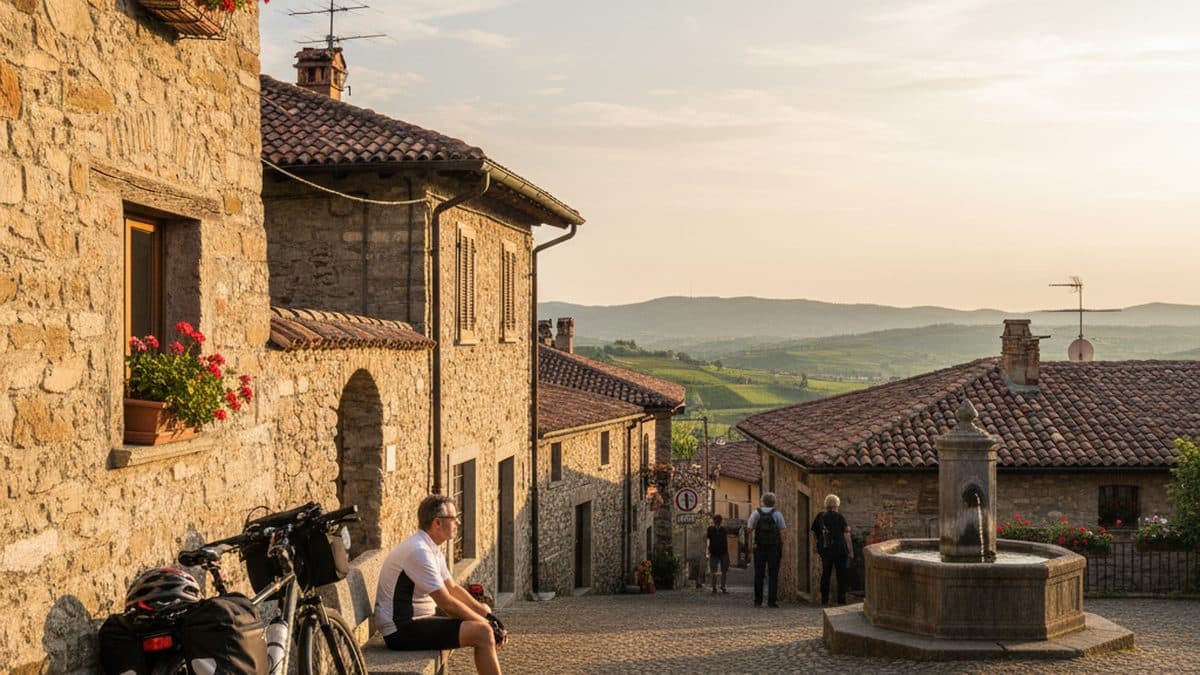 Friuli Cycling Tour: From the Collio to the Adriatic Illustrative image, AI-generated or AI-modified: Friuli Cycling Tour: From the Collio to the Adriatic