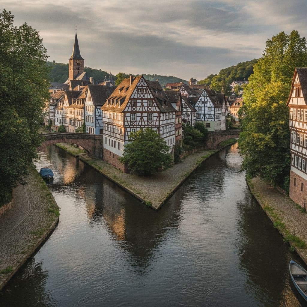 Fulda & Weser Cycle Path: Cozy Tour – Fulda to Hameln Illustrative image, AI-generated or AI-modified: Fulda & Weser Cycle Path: Cozy Tour – Fulda to Hameln