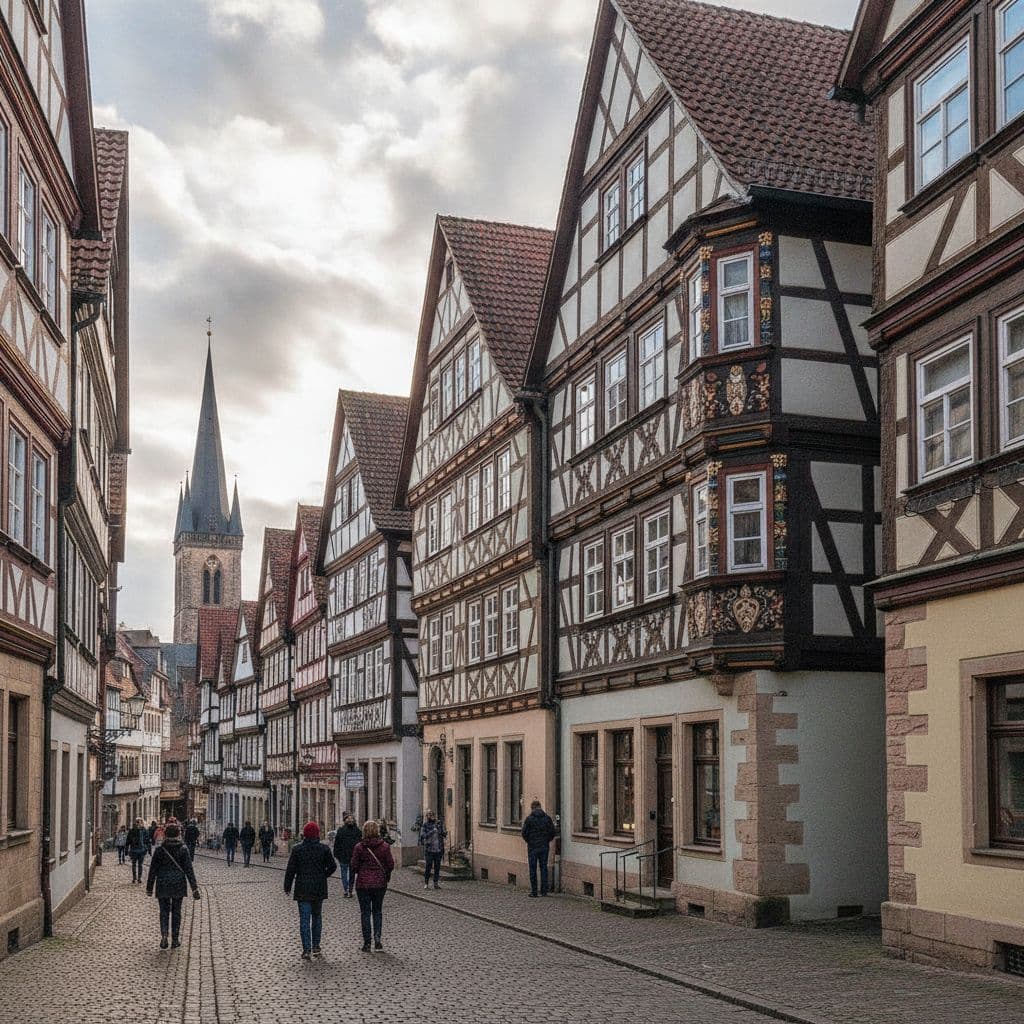 Fulda & Weser Cycle Path: The Most Beautiful – Fulda to Minden Illustrative image, AI-generated or AI-modified: Fulda & Weser Cycle Path: The Most Beautiful – Fulda to Minden