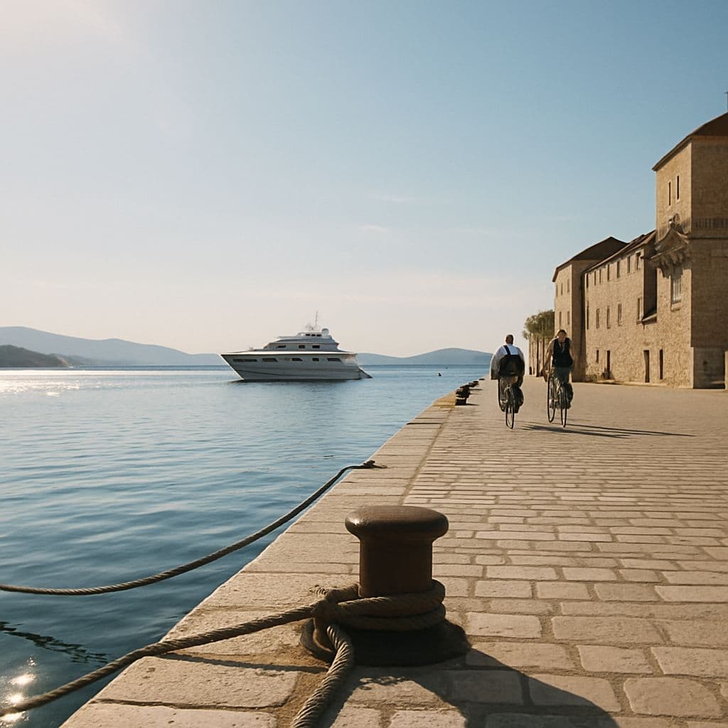 Southern Dalmatia Island Hopping by Boat & Bike (from/to Trogir) Illustrative image, AI-generated or AI-modified: Southern Dalmatia Island Hopping by Boat & Bike (from/to Trogir)