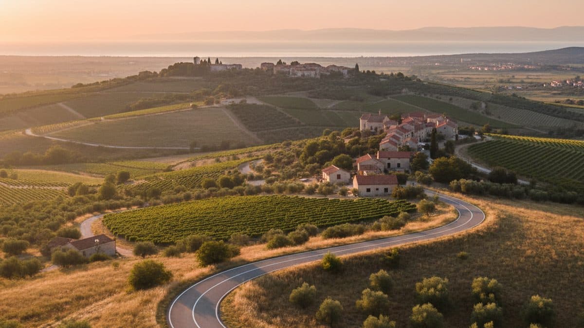 Hotel-Based Cycling Tour in Istria: The Secret Garden of the Adriatic Illustrative image, AI-generated or AI-modified: Hotel-Based Cycling Tour in Istria: The Secret Garden of the Adriatic