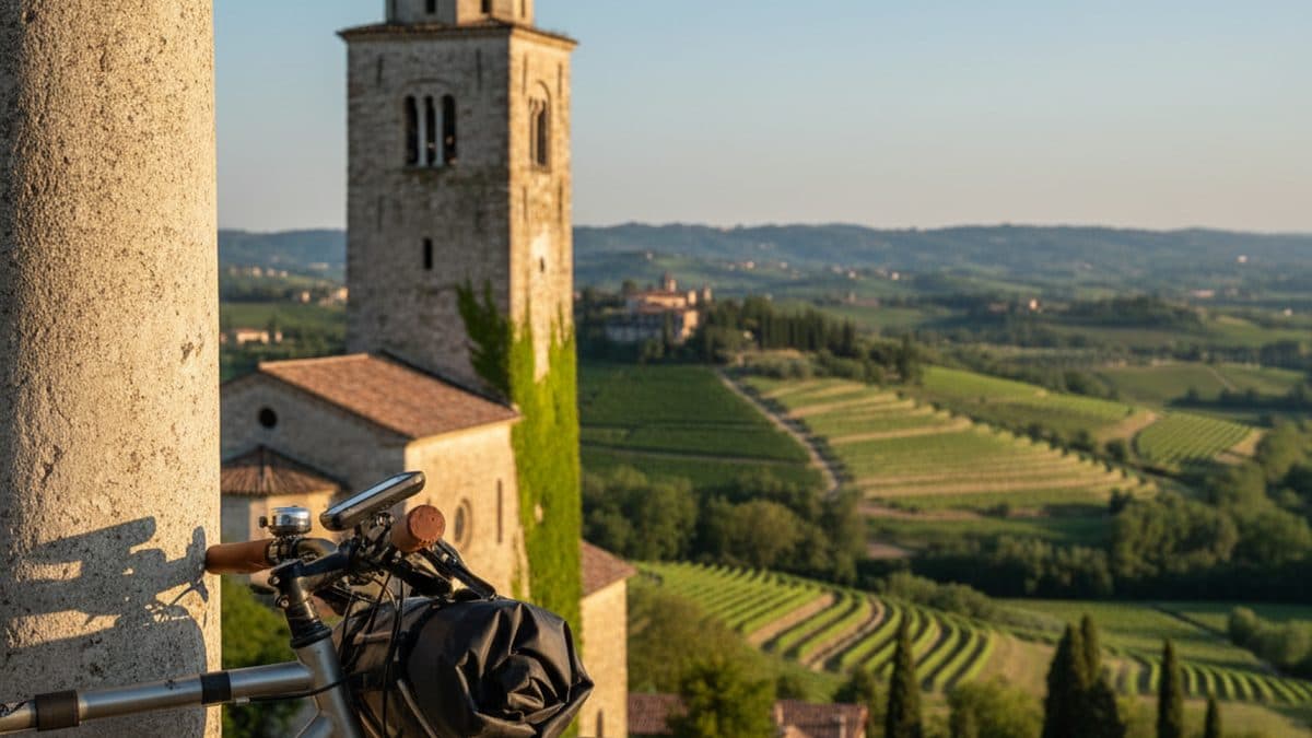 Prosecco Circular Tour: Short Break in the Veneto Hills Illustrative image, AI-generated or AI-modified: Prosecco Circular Tour: Short Break in the Veneto Hills