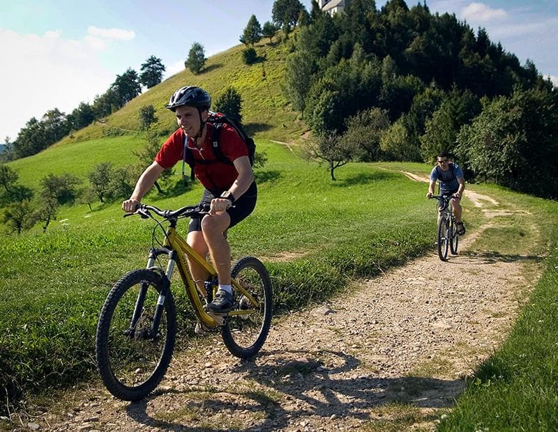 Julian Alps Adventure Cycling Tour Illustrative image, AI-generated or AI-modified: Julian Alps Adventure Cycling Tour