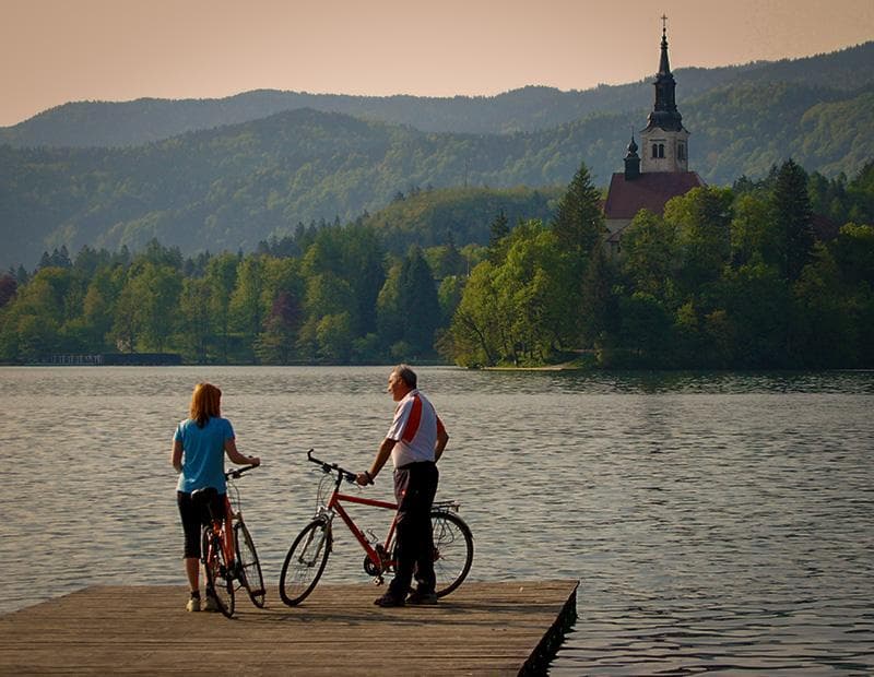 Bled to Venice Cycling Tour Illustrative image, AI-generated or AI-modified: Bled to Venice Cycling Tour