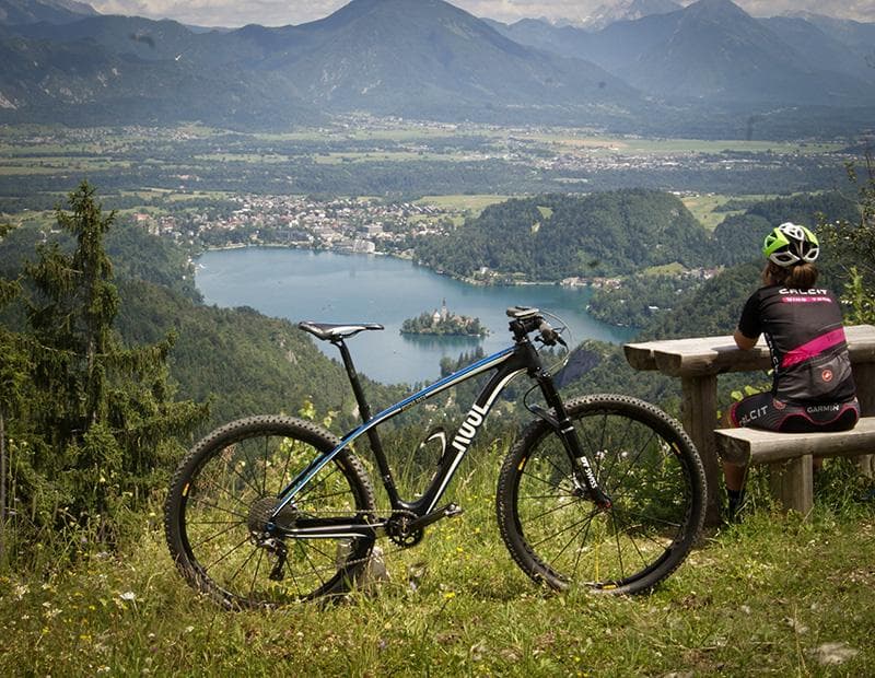 Bled MTB Cycling Tour Illustrative image, AI-generated or AI-modified: Bled MTB Cycling Tour