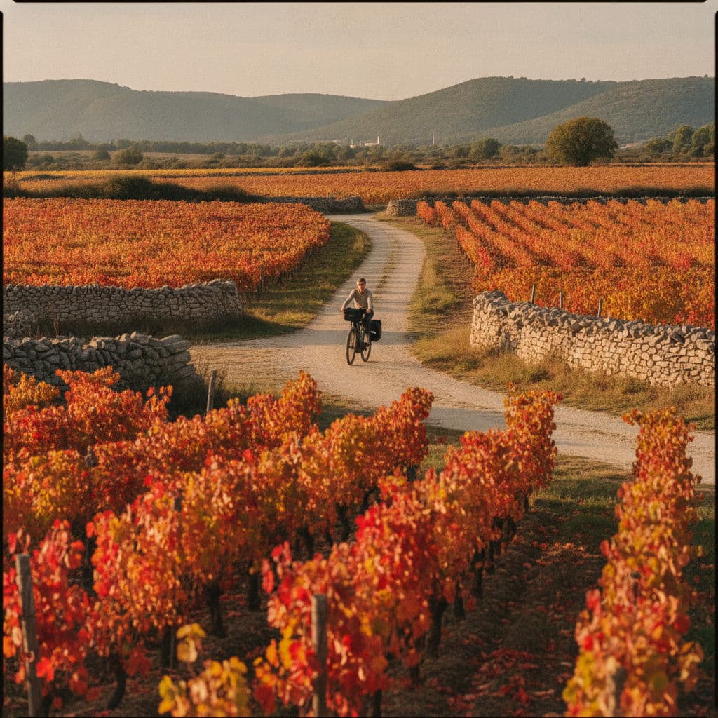 Toulouse to Montpellier Canal du Midi Cycling Tour Illustrative image, AI-generated or AI-modified: Toulouse to Montpellier Canal du Midi Cycling Tour