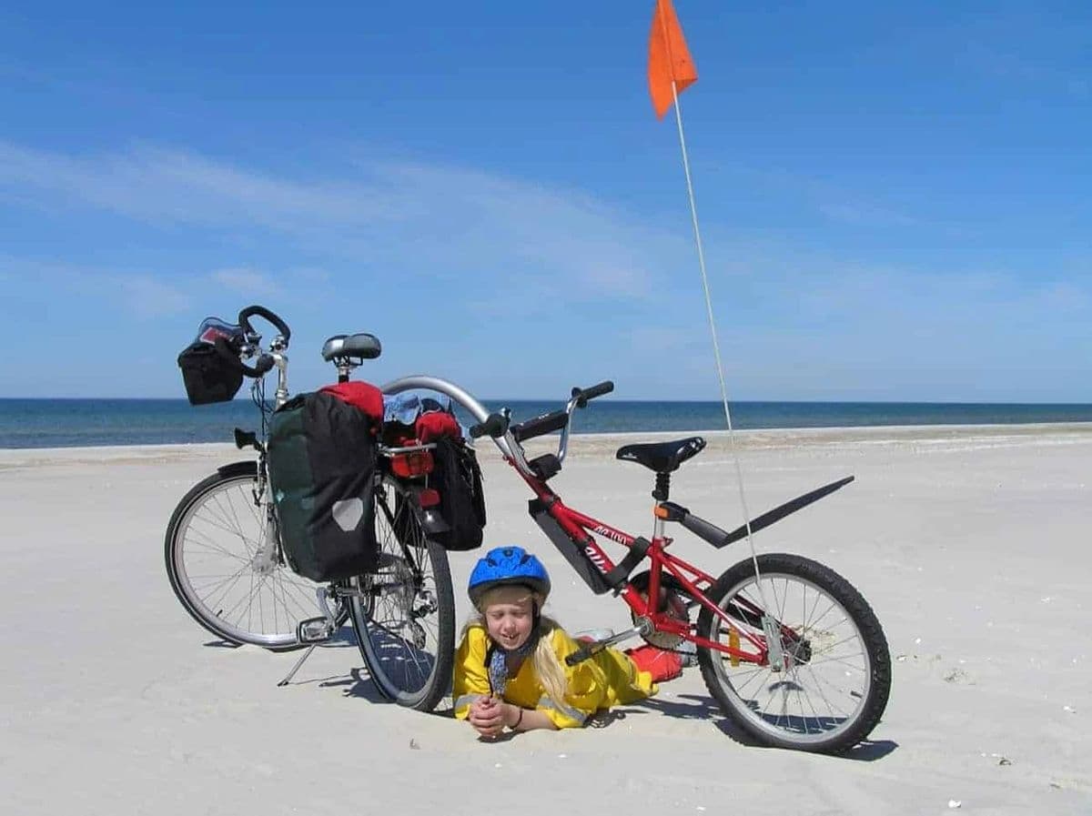 Lithuanian Seaside Cycling Tour Illustrative image, AI-generated or AI-modified: Lithuanian Seaside Cycling Tour