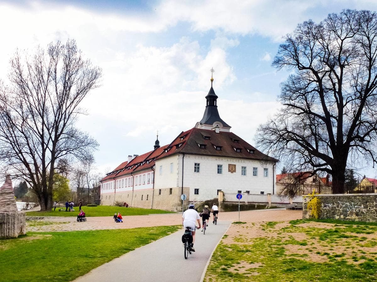 Prague to Regensburg Bike Tour Illustrative image, AI-generated or AI-modified: Prague to Regensburg Bike Tour