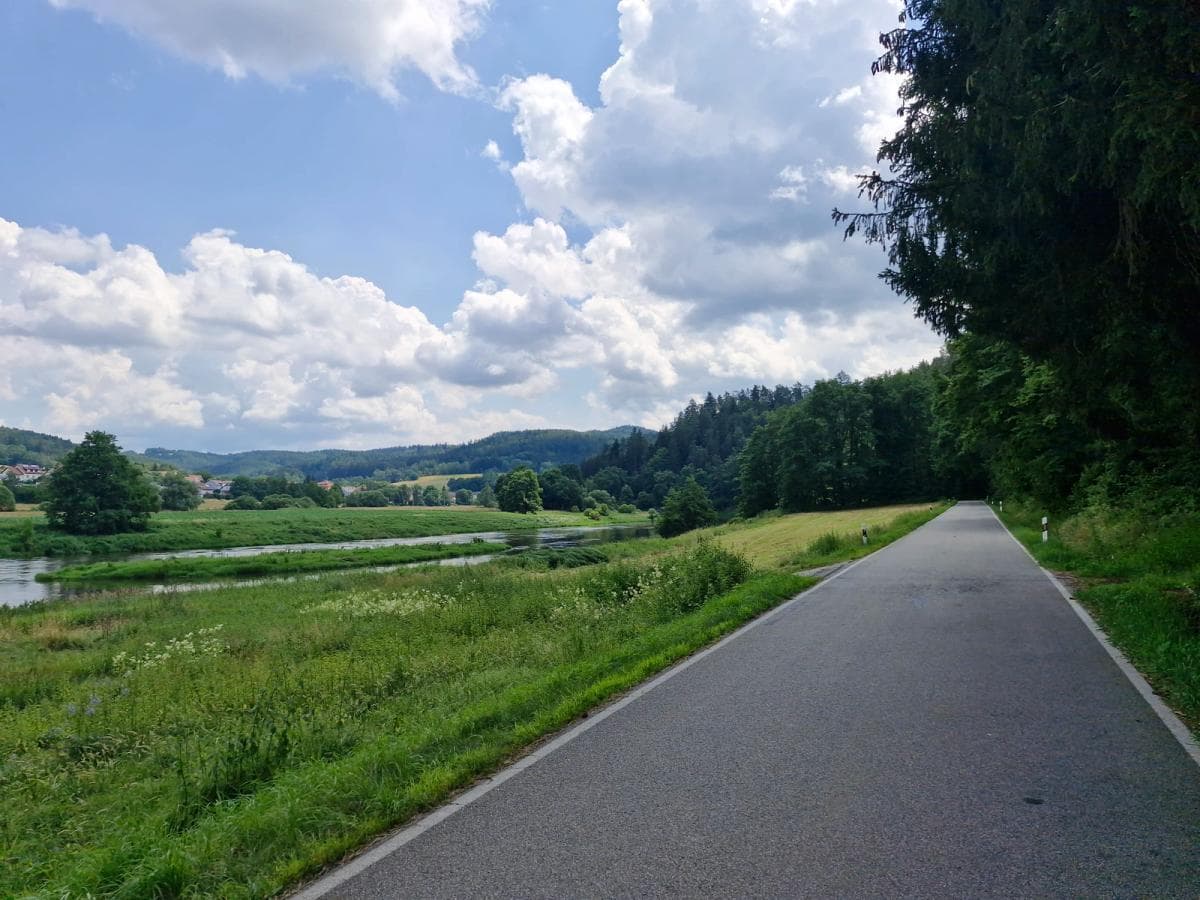 Prague to Regensburg Bike Tour Illustrative image, AI-generated or AI-modified: Prague to Regensburg Bike Tour