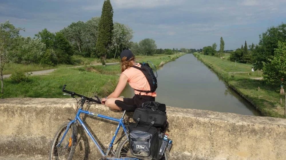 Canal du Midi Cycling Tour Illustrative image, AI-generated or AI-modified: Canal du Midi Cycling Tour