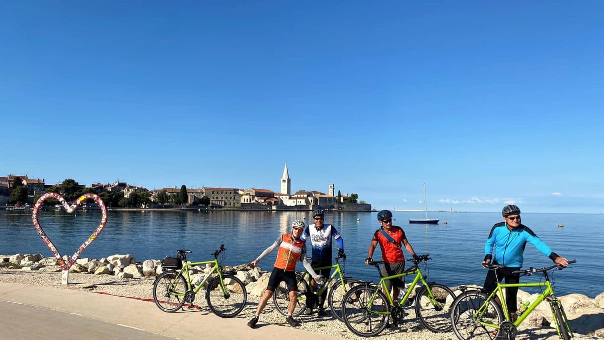 Istria Gravel Cycling Tour Illustrative image, AI-generated or AI-modified: Istria Gravel Cycling Tour
