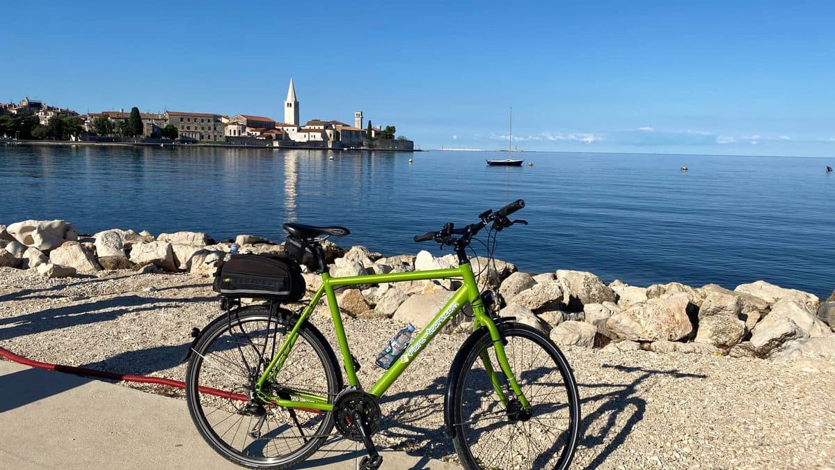 Rovinj Road Cycling Loop of Istria Illustrative image, AI-generated or AI-modified: Rovinj Road Cycling Loop of Istria