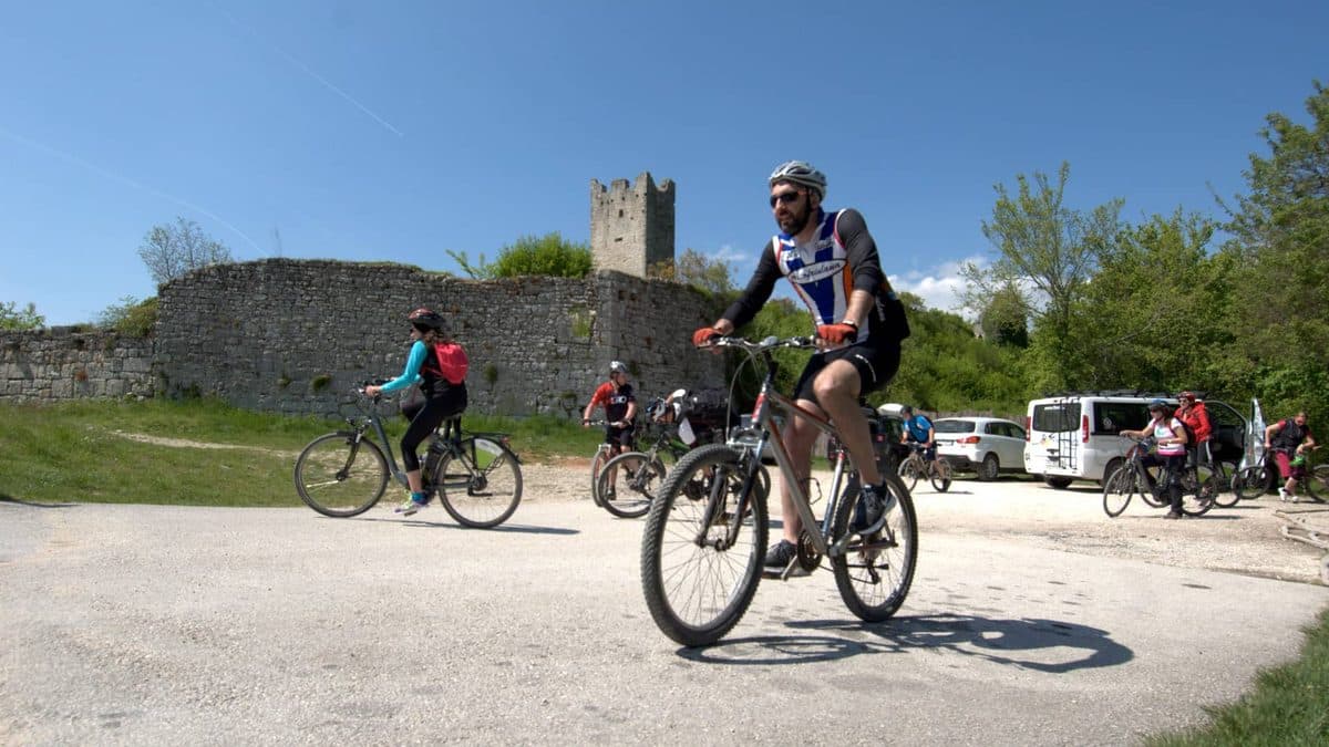 Trieste–Pula Gravel Cycling Tour Illustrative image, AI-generated or AI-modified: Trieste–Pula Gravel Cycling Tour