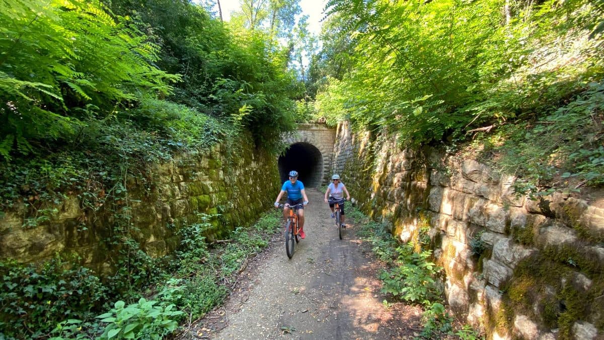 Trieste–Pula Gravel Cycling Tour Illustrative image, AI-generated or AI-modified: Trieste–Pula Gravel Cycling Tour