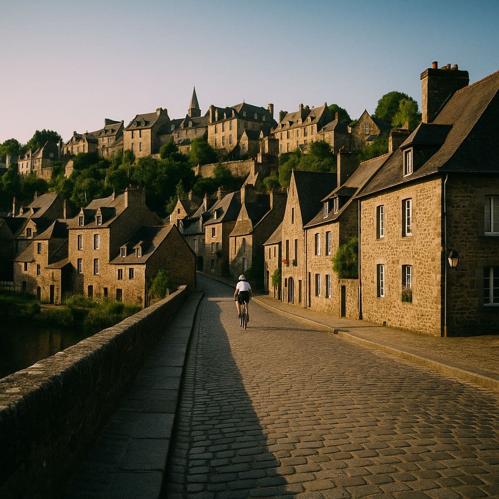 Cycle Tour from Rennes to Mont Saint-Michel via Saint-Malo Illustrative image, AI-generated or AI-modified: Cycle Tour from Rennes to Mont Saint-Michel via Saint-Malo