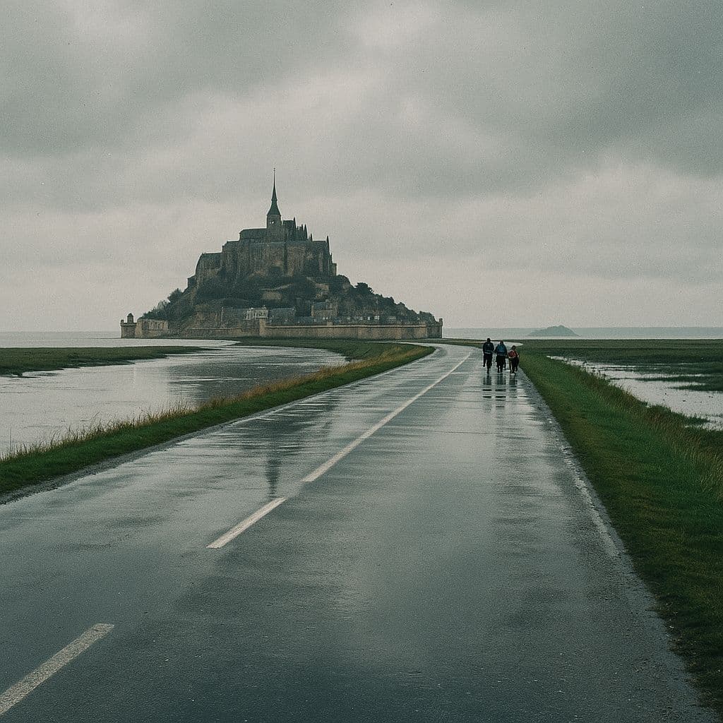 Cycle Tour from Rennes to Mont Saint-Michel via Saint-Malo Illustrative image, AI-generated or AI-modified: Cycle Tour from Rennes to Mont Saint-Michel via Saint-Malo