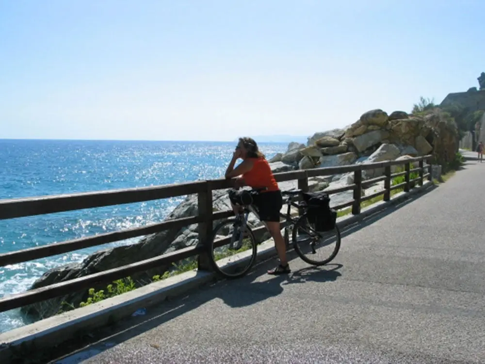 The Scent of the Sea: Nice – Genoa by Bike Illustrative image, AI-generated or AI-modified: The Scent of the Sea: Nice – Genoa by Bike