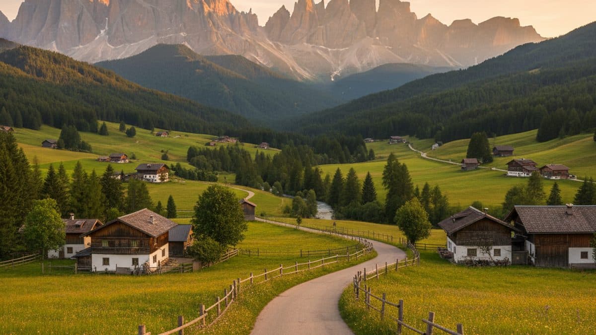 Three Countries, Fifteen Lakes: Cycling from the Dolomites to Slovenia Illustrative image, AI-generated or AI-modified: Three Countries, Fifteen Lakes: Cycling from the Dolomites to Slovenia