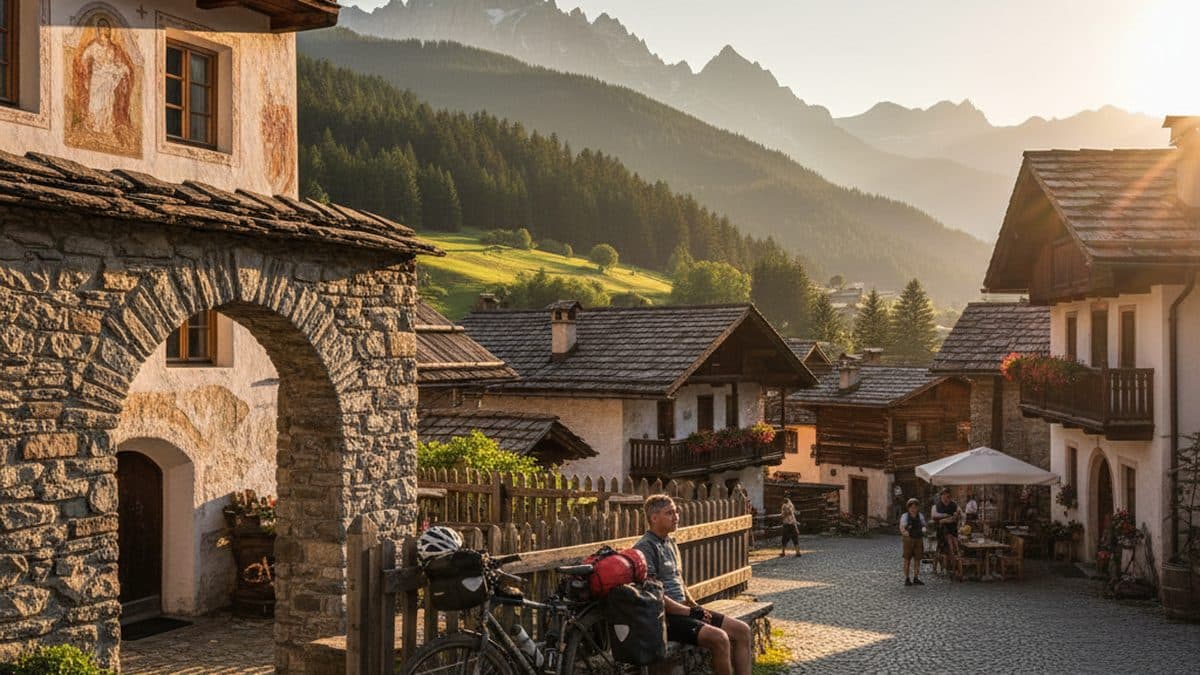 Three Countries, Fifteen Lakes: Cycling from the Dolomites to Slovenia Illustrative image, AI-generated or AI-modified: Three Countries, Fifteen Lakes: Cycling from the Dolomites to Slovenia